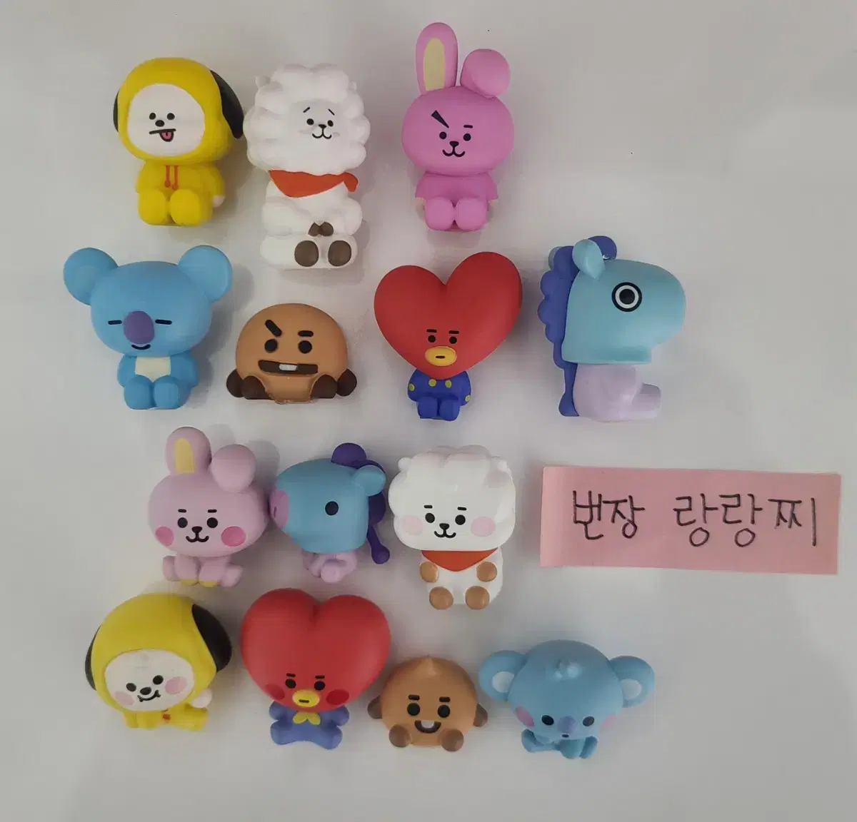 bt21 , baby bt21 모니터 피규어 총14종 일괄판매